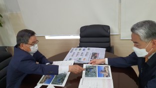 노박래 군수, 행안부 방문해 지역 현안사업 예산 지원 요청